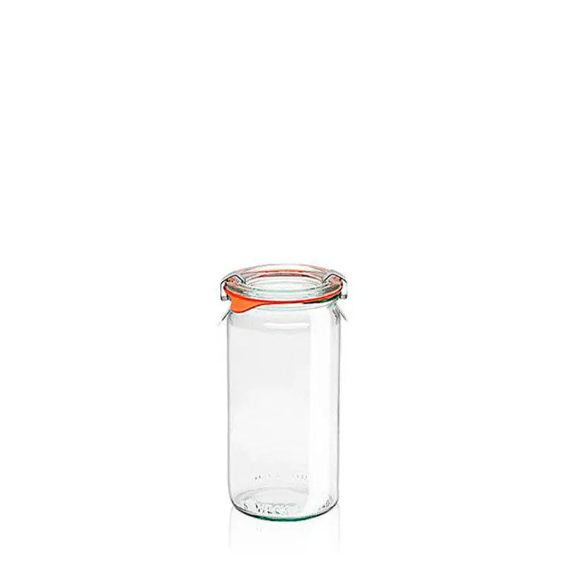 Junta de borracha Weck 60 à venda a granel pela Berlin Packaging Weck Cilindro glass jar 340 ml swing stopper 60  The Pack Stock EU