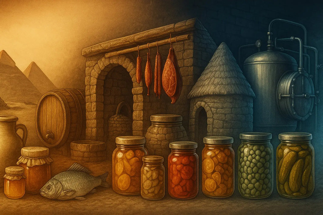 The History of Food Preservation: From Ancient Methods to Glass Jars and Bottles