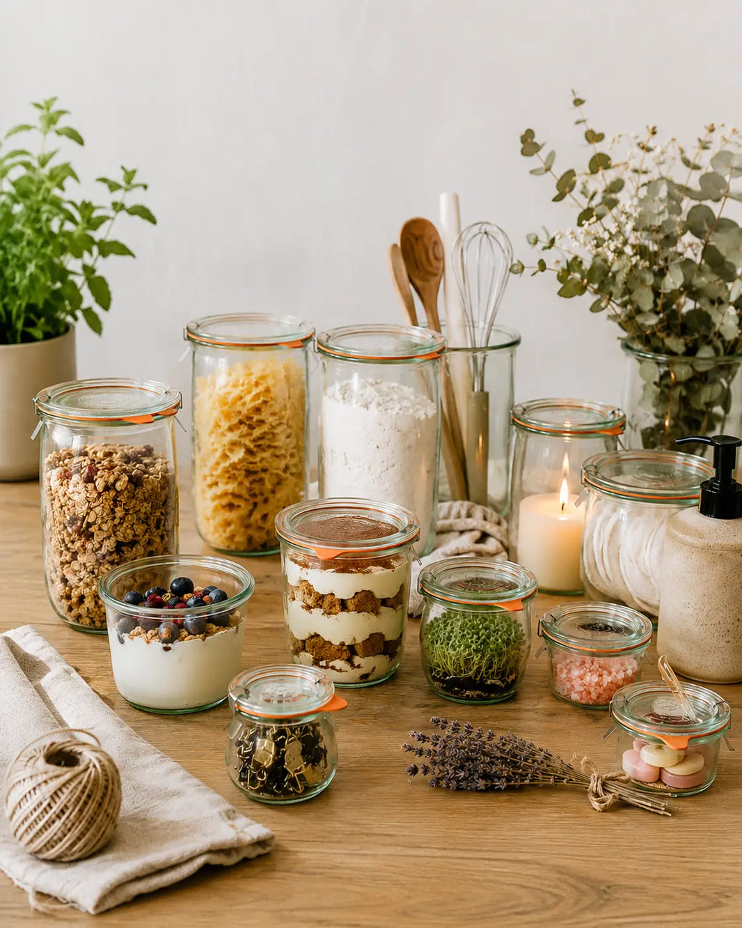 10 Ideas for Reusing WECK Jars and Giving Them a Second Life The Pack Stock EU
