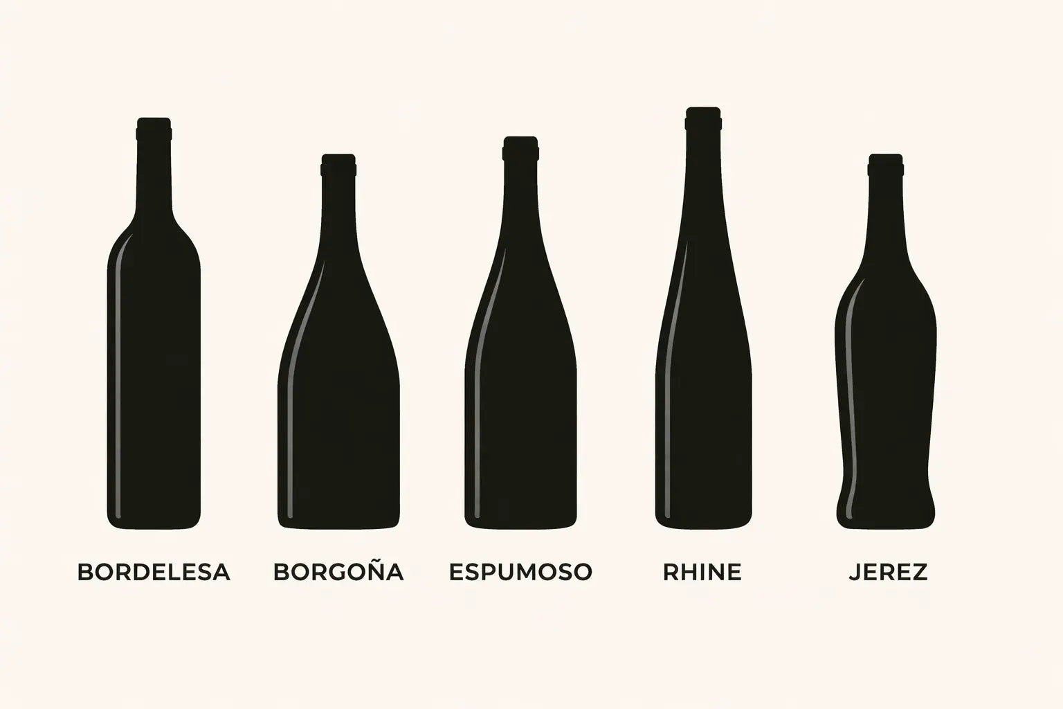 Wine Bottle Shapes and Their Meaning (and How They Influence Product Perception) The Pack Stock EU
