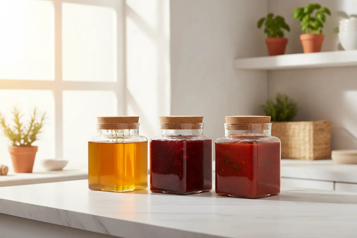 Square-glass-jars The Pack Stock EU