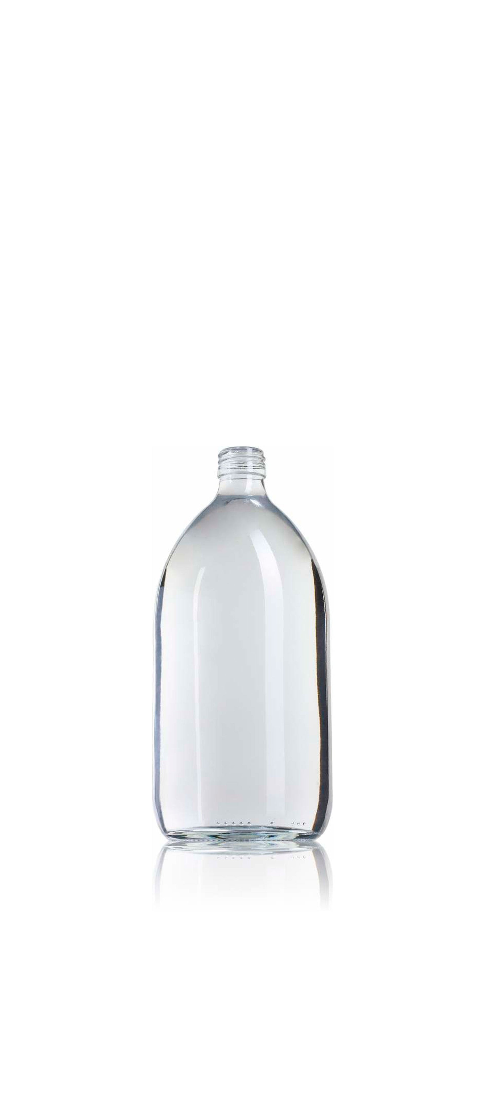 Ocean glass bottle 1000 ml pilfer proof  28