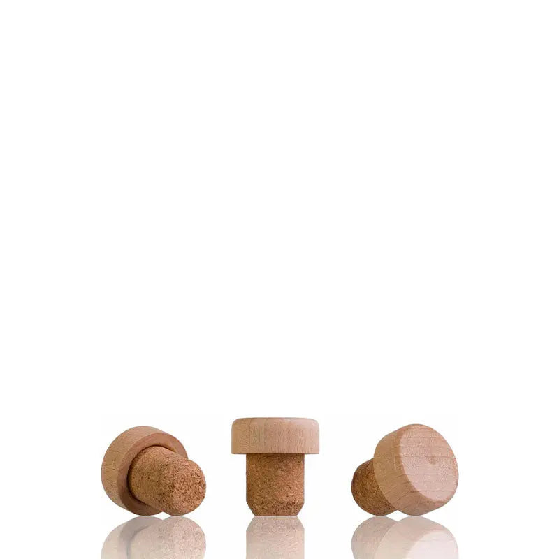 à venda a granel pela Berlin Packaging Wooden head cork  The Pack Stock EU