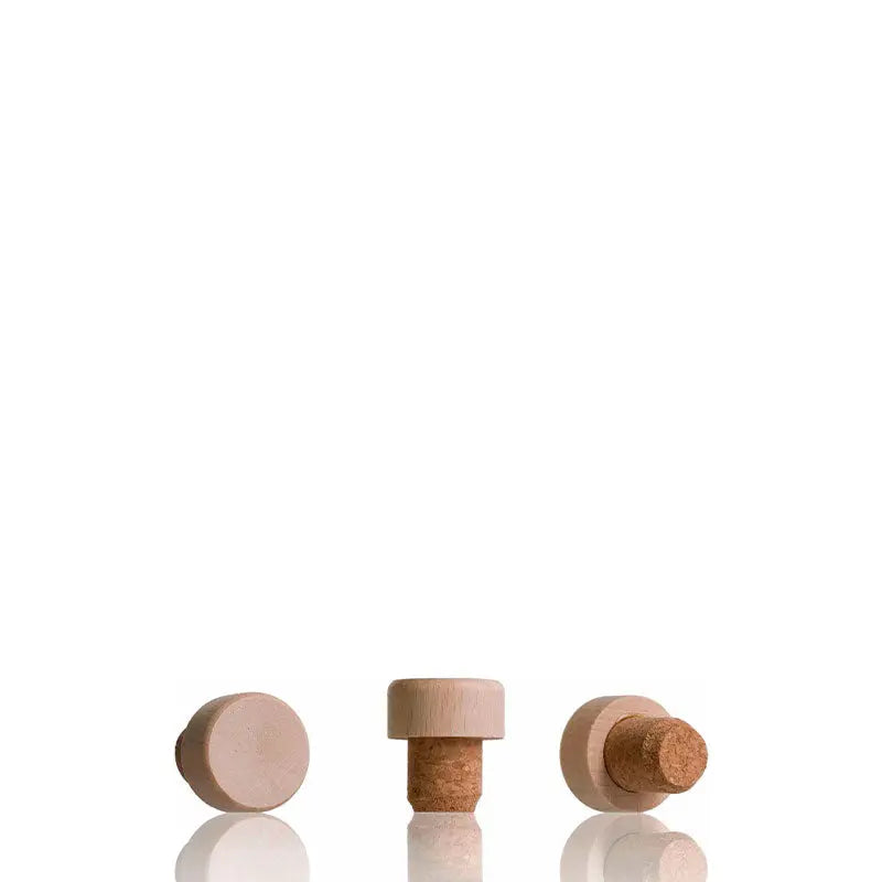 à venda a granel pela Berlin Packaging Frasca 100 ml Wooden head cork  The Pack Stock EU