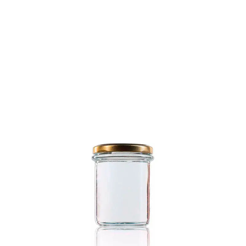 en vente en vrac par The Pack Stock Recto glass jar 212 ml Twist off 66  The Pack Stock EU