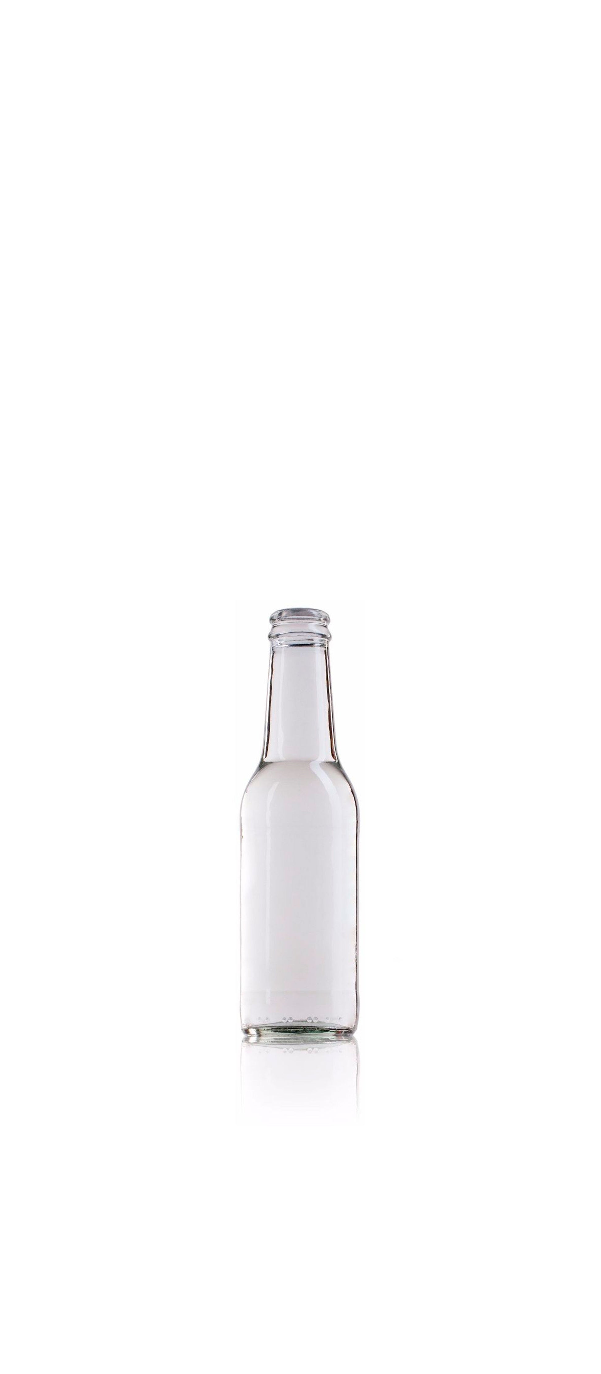 Carbonica glass bottle  200 ml Crown Cork 26