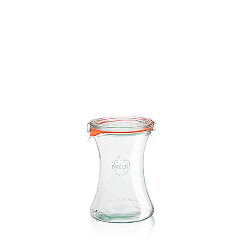 Weck Deli glass jar 370 ml swing stopper 80