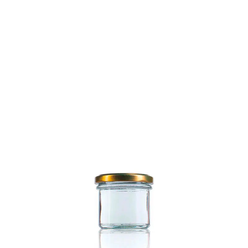 à venda a granel pela Berlin Packaging Recto glass jar 125 ml Twist off 66  The Pack Stock EU
