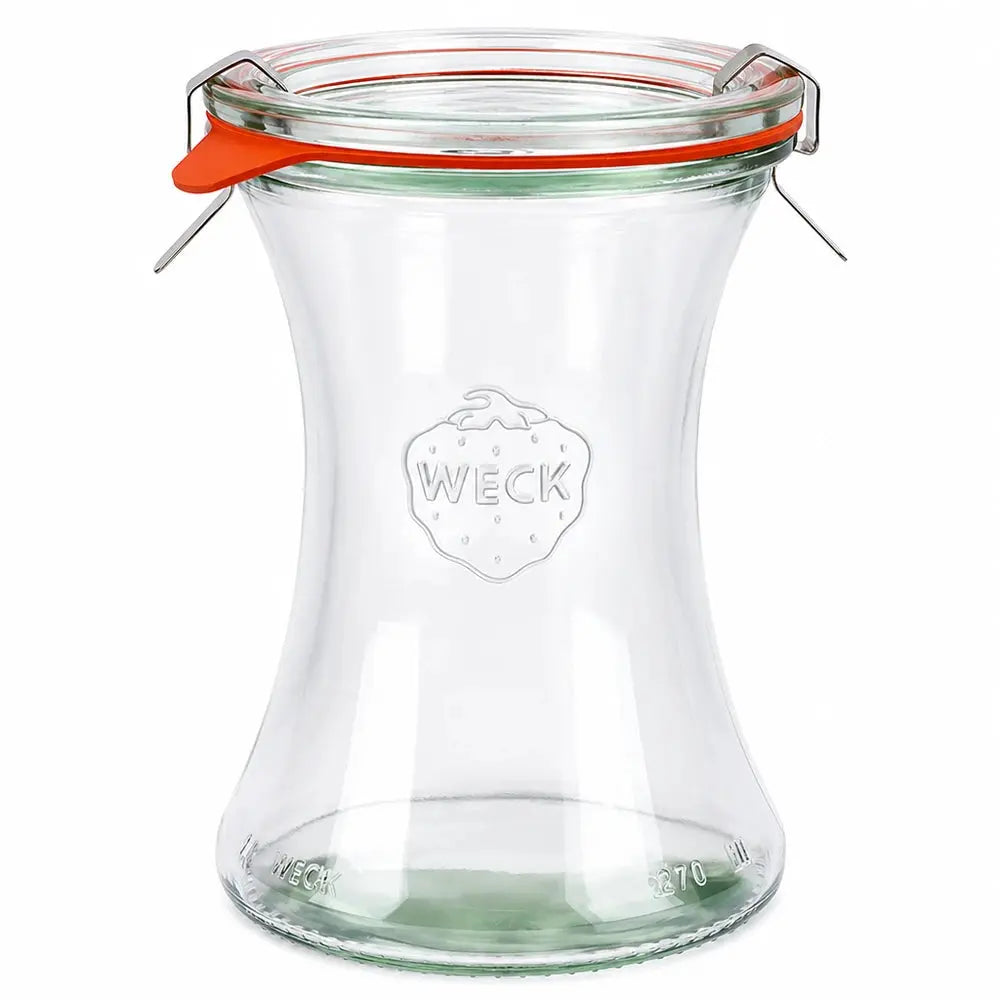 Weck Deli Glass Jar 370 ml with Swing Stopper  The Pack Stock EU