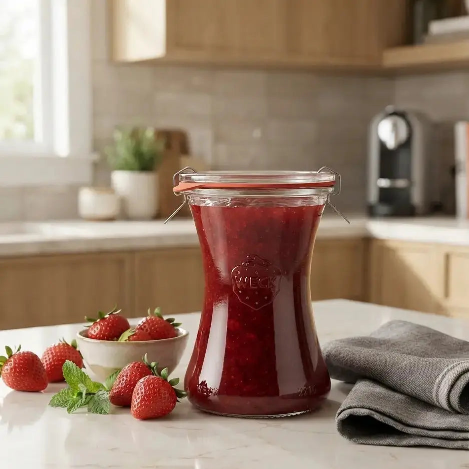 Weck Deli Glass Jar 370 ml with Swing Stopper  The Pack Stock EU