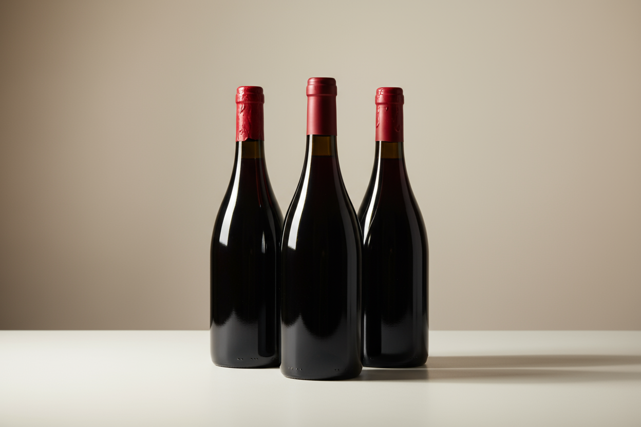 Elegant wine bottles - The Pack Stock